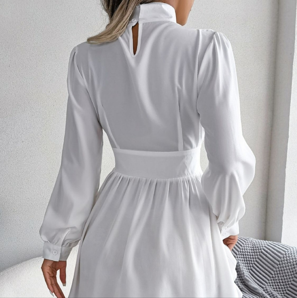 Bold and Flirty Turtleneck Mini Dress - Picture 5 of 10